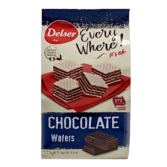 デルセール チョコレート ウエハース 125g