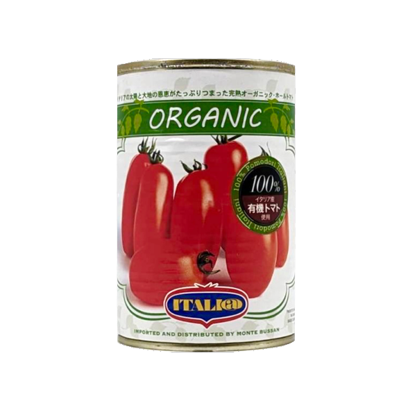 イタリアット 有機ホールトマト缶 400g